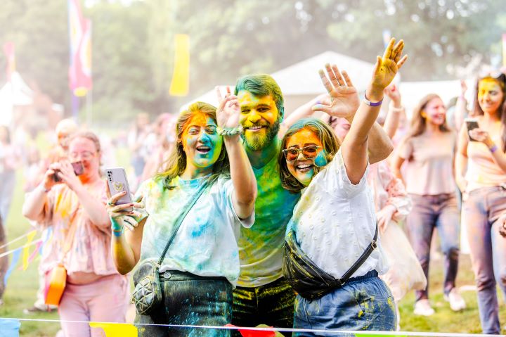 Colour Procession at Mela Carnival